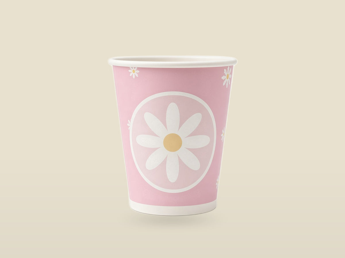 Daisy Pink Cups