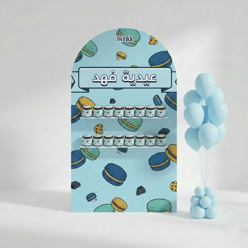 Blue Macarons