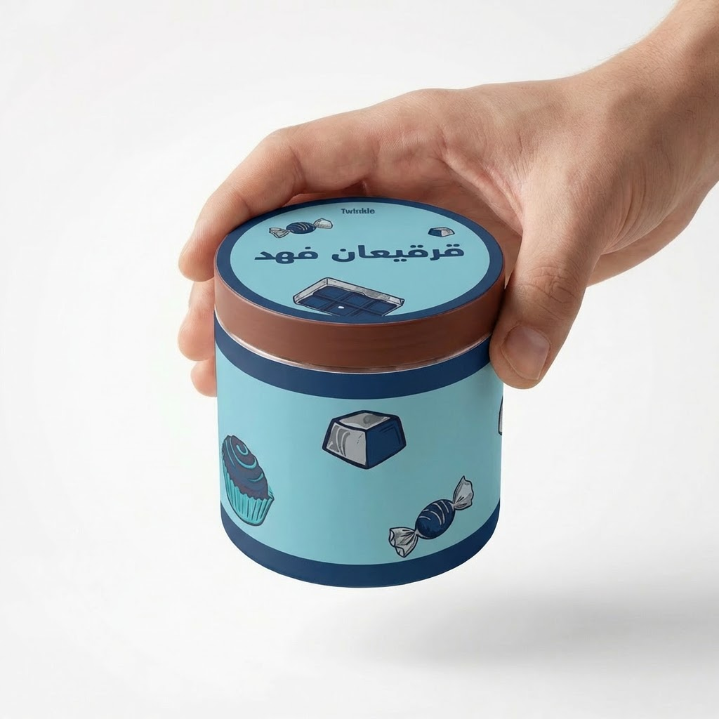 شوكولاتة فاخرة زرقاء