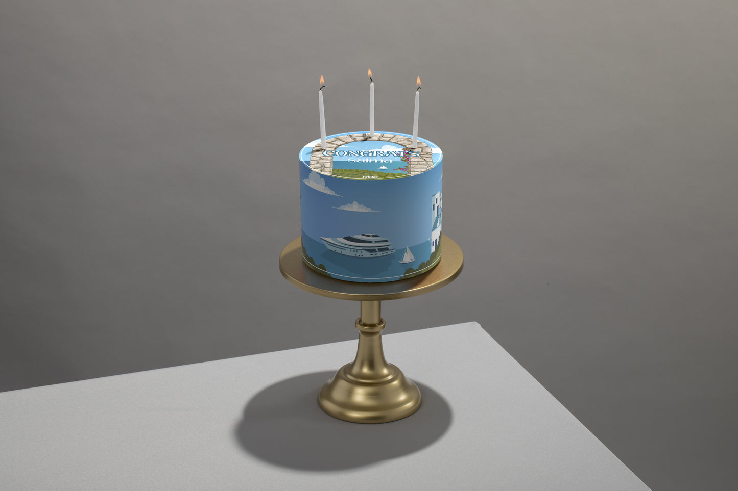 كيكة سانتوريني