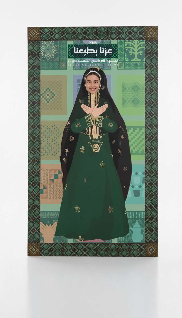 Female Standee