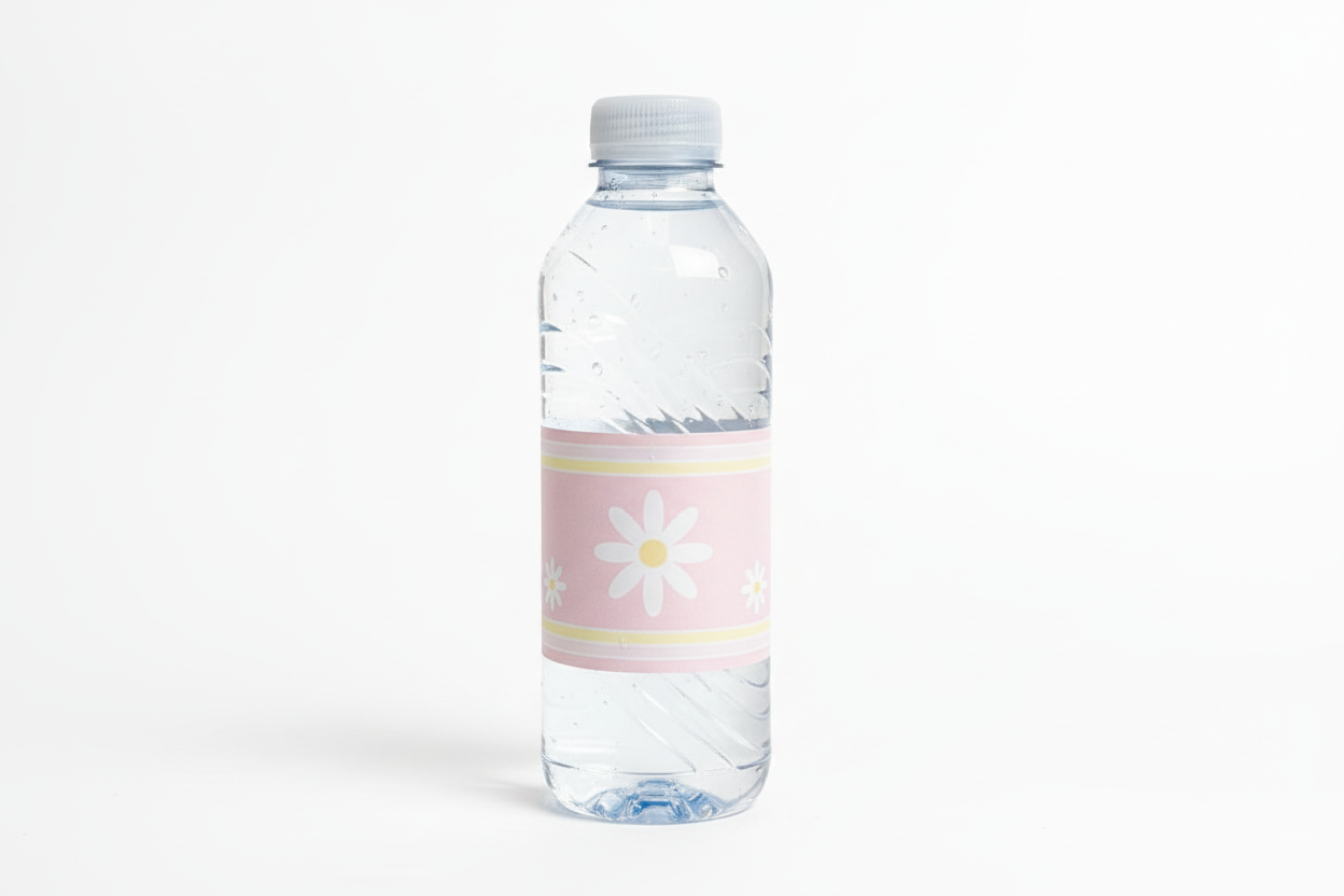 Daisy Pink Water Bottle