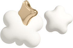 mixed white balloons