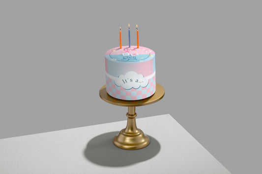 Gender Reveal Cake